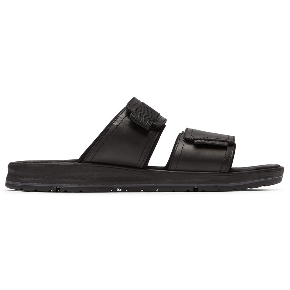 Rockport Slides For Mens Black - Lucky Bay Dress - QB4629053